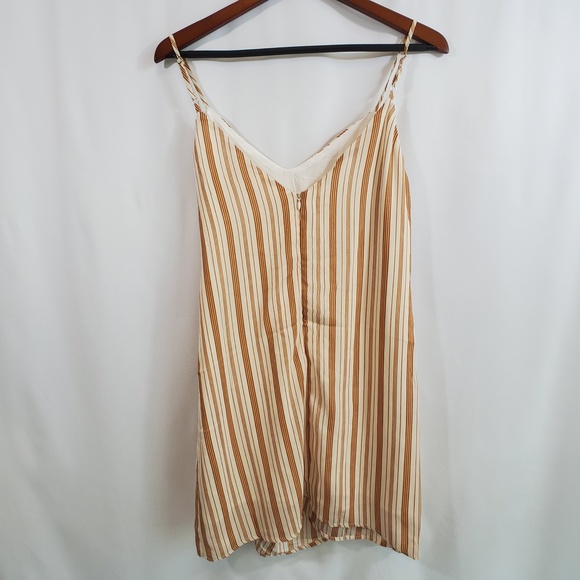 Wild Honey Mustard Yellow Striped Dress - Medium - Picture 3 of 8